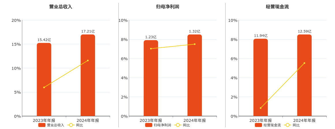 股票:配资炒股网-数据港(603881.SH)：2024年年报净利润为1.32亿元、同比较去年同期上涨7.49%